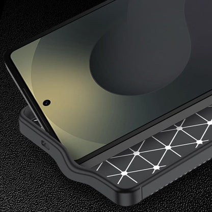 Carbon Fiber Texture Shockproof TPU Phone Case, For Samsung Galaxy S25 Edge 5G, For Samsung Galaxy S25 5G, For Samsung Galaxy S25+ 5G, For Samsung Galaxy S25 Ultra 5G, For Samsung Galaxy S24 FE 5G