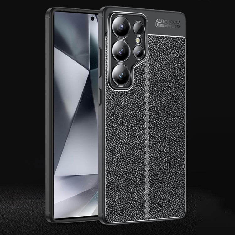 Litchi Texture Shockproof TPU Phone Case, For Samsung Galaxy S25 Edge 5G, For Samsung Galaxy S25 5G, For Samsung Galaxy S25+ 5G, For Samsung Galaxy S25 Ultra 5G, For Samsung Galaxy S24 FE 5G