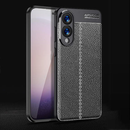 Litchi Texture Shockproof TPU Phone Case, For Samsung Galaxy S25 Edge 5G, For Samsung Galaxy S25 5G, For Samsung Galaxy S25+ 5G, For Samsung Galaxy S25 Ultra 5G, For Samsung Galaxy S24 FE 5G