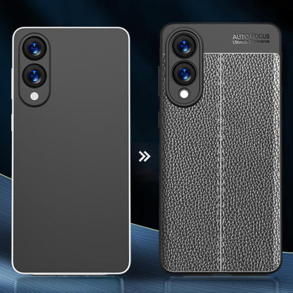 Litchi Texture Shockproof TPU Phone Case, For Samsung Galaxy S25 Edge 5G, For Samsung Galaxy S25 5G, For Samsung Galaxy S25+ 5G, For Samsung Galaxy S25 Ultra 5G, For Samsung Galaxy S24 FE 5G