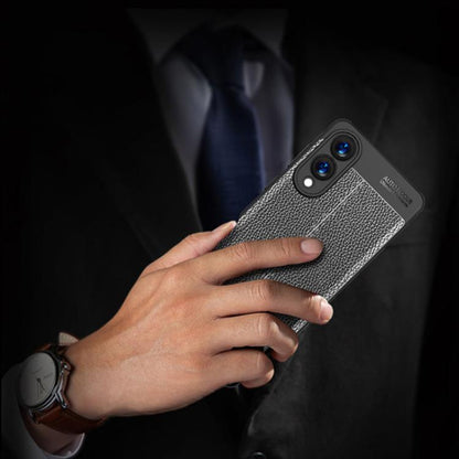 Litchi Texture Shockproof TPU Phone Case, For Samsung Galaxy S25 Edge 5G, For Samsung Galaxy S25 5G, For Samsung Galaxy S25+ 5G, For Samsung Galaxy S25 Ultra 5G, For Samsung Galaxy S24 FE 5G