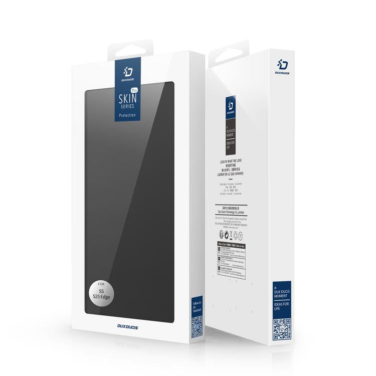 DUX DUCIS Skin Pro Series Flip Leather Phone Case, For Samsung Galaxy S25 Edge 5G, For Samsung Galaxy S25 5G, For Samsung Galaxy S25 Ultra 5G, For Samsung Galaxy S24 FE 5G