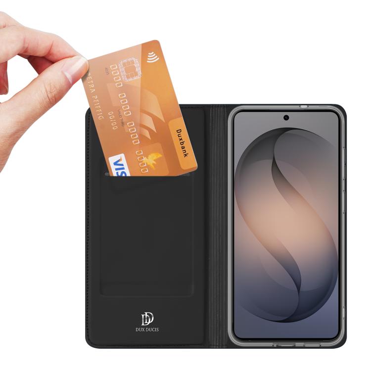 DUX DUCIS Skin Pro Series Flip Leather Phone Case, For Galaxy S26 FE 5G, For Samsung Galaxy S26+ 5G, For Samsung Galaxy S26 Ultra 5G, For Samsung Galaxy S26 Pro 5G, For Samsung Galaxy S25 FE 5G, For Samsung Galaxy S25 5G, For Samsung Galaxy S25 Ultra 5G