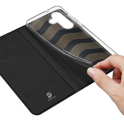 DUX DUCIS Skin Pro Series Flip Leather Phone Case, For Galaxy S26 FE 5G, For Samsung Galaxy S26+ 5G, For Samsung Galaxy S26 Ultra 5G, For Samsung Galaxy S26 Pro 5G, For Samsung Galaxy S25 FE 5G, For Samsung Galaxy S25 5G, For Samsung Galaxy S25 Ultra 5G