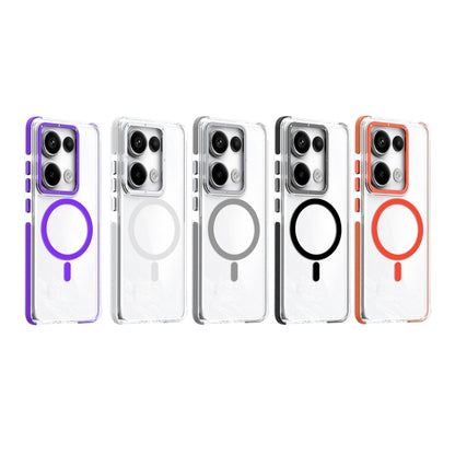 Dual-Color Clear Acrylic Hybrid TPU MagSafe Phone Case