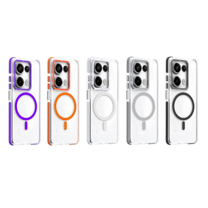 Dual-Color Clear Acrylic Hybrid TPU MagSafe Phone Case