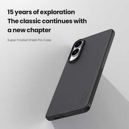 NILLKIN Frosted Shield Pro PC + TPU Phone Case, For Samsung Galaxy S25 Edge 5G, For Samsung Galaxy S25 5G, For Samsung Galaxy S25+ 5G, For Samsung Galaxy S24 FE 5G