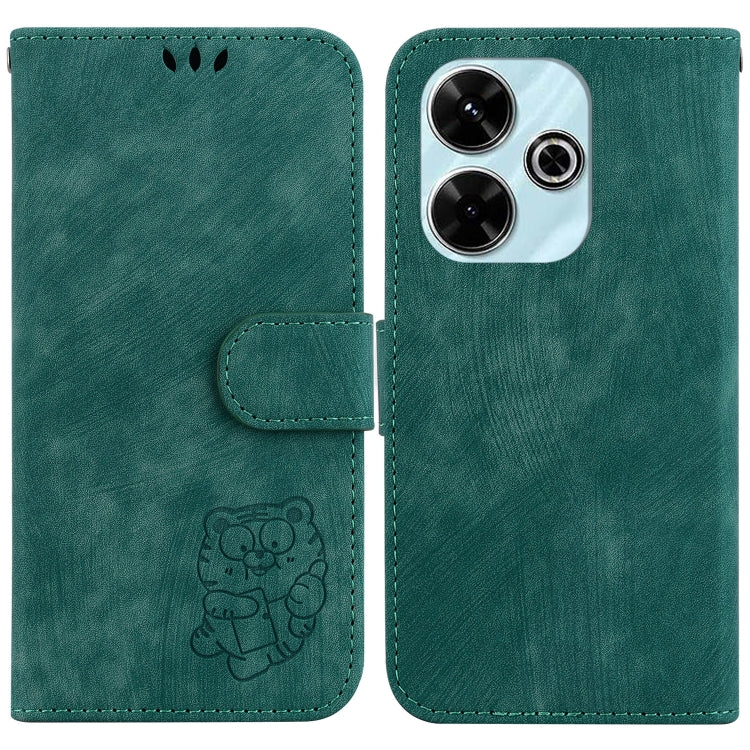 Little Tiger Embossed Leather Phone Case