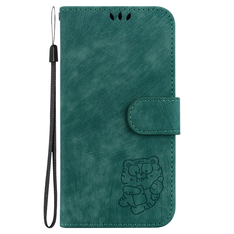 Little Tiger Embossed Leather Phone Case