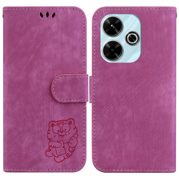 Little Tiger Embossed Leather Phone Case