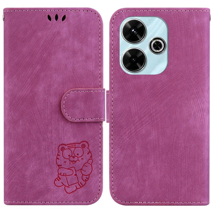 Little Tiger Embossed Leather Phone Case