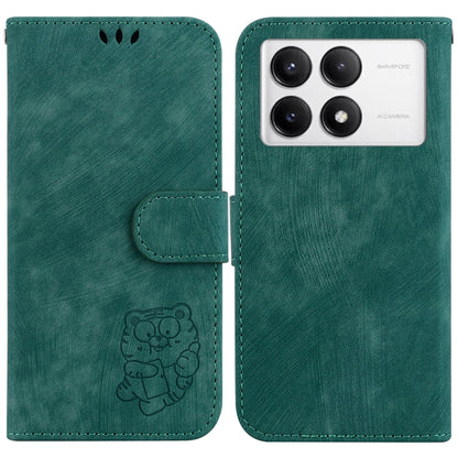 Little Tiger Embossed Leather Phone Case