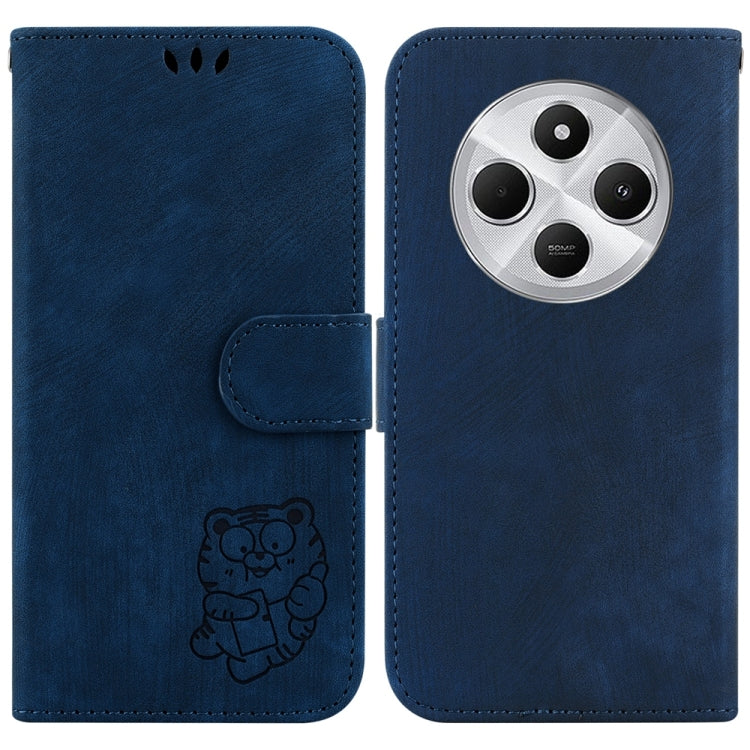 Little Tiger Embossed Leather Phone Case
