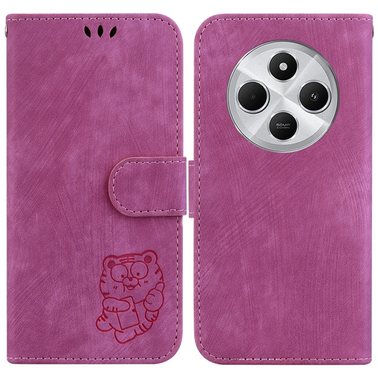 Little Tiger Embossed Leather Phone Case