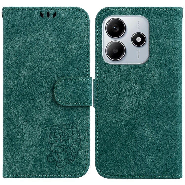 Little Tiger Embossed Leather Phone Case