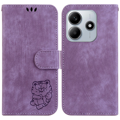 Little Tiger Embossed Leather Phone Case
