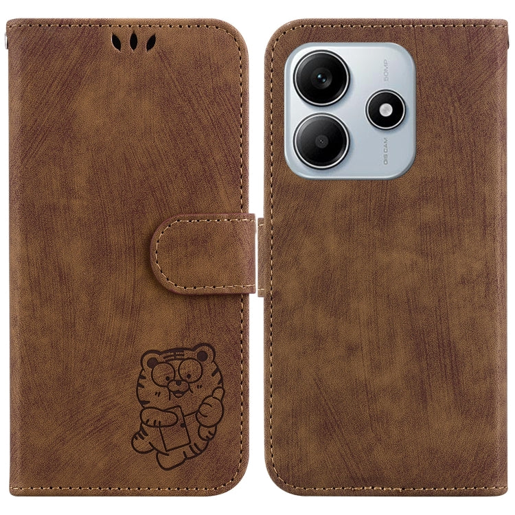 Little Tiger Embossed Leather Phone Case