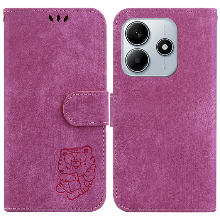 Little Tiger Embossed Leather Phone Case