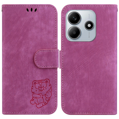 Little Tiger Embossed Leather Phone Case