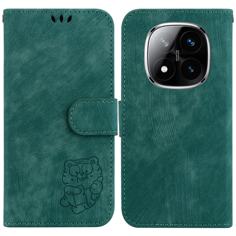 Little Tiger Embossed Leather Phone Case