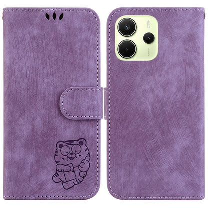 Little Tiger Embossed Leather Phone Case