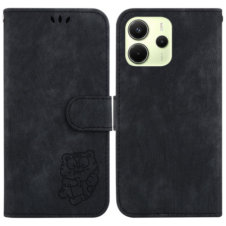 Little Tiger Embossed Leather Phone Case