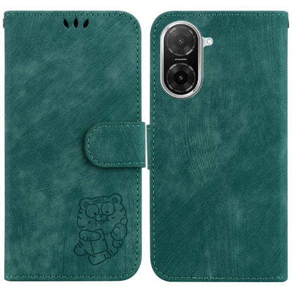 Little Tiger Embossed Leather Phone Case, For Redmi 15 5G Global / 15 4G SEA 169.5mm, For Redmi 15 5G / 4G EU 171mm, For Redmi A5 4G 173.3mm, For Redmi A5 4G 171.7mm