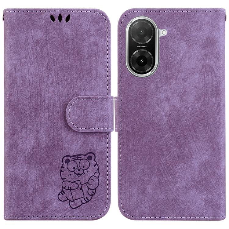 Little Tiger Embossed Leather Phone Case, For Redmi 15 5G Global / 15 4G SEA 169.5mm, For Redmi 15 5G / 4G EU 171mm, For Redmi A5 4G 173.3mm, For Redmi A5 4G 171.7mm