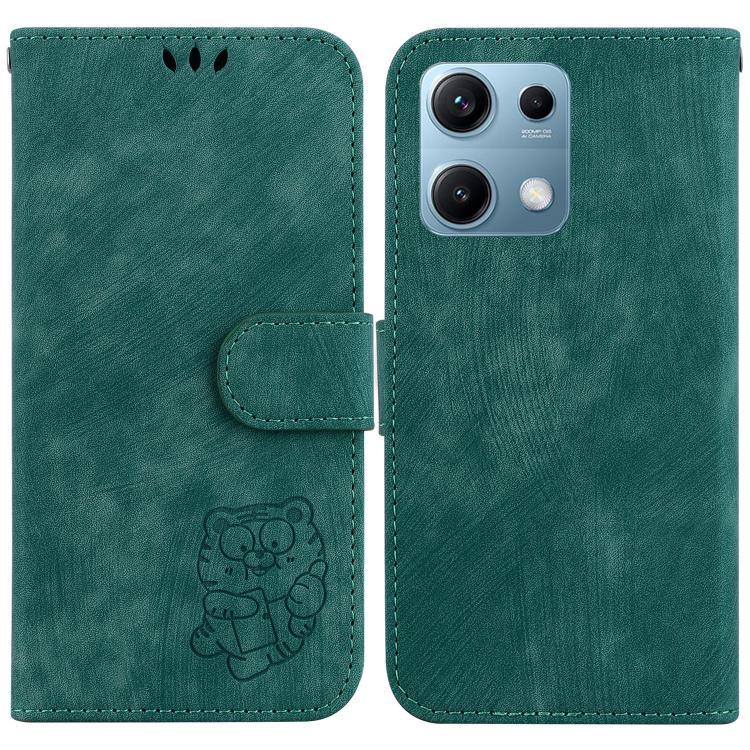 Little Tiger Embossed Leather Phone Case