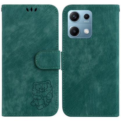 Little Tiger Embossed Leather Phone Case