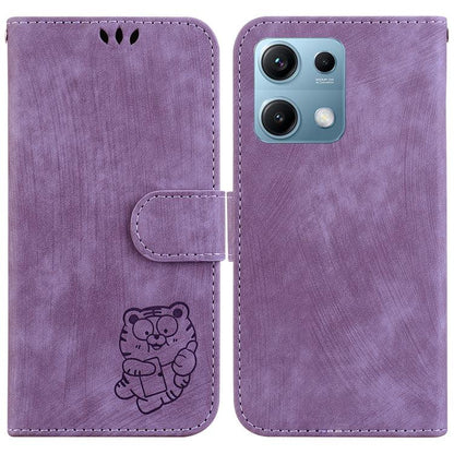 Little Tiger Embossed Leather Phone Case