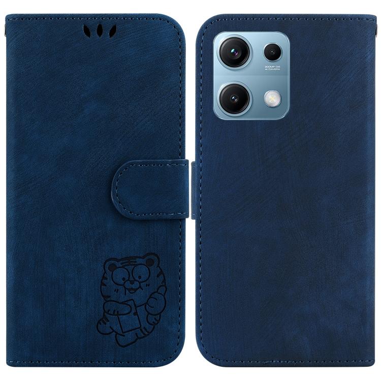 Little Tiger Embossed Leather Phone Case
