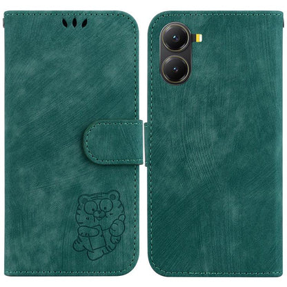 Little Tiger Embossed Leather Phone Case
