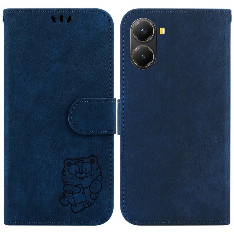 Little Tiger Embossed Leather Phone Case