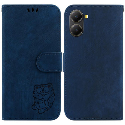 Little Tiger Embossed Leather Phone Case