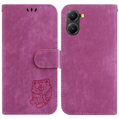 Little Tiger Embossed Leather Phone Case