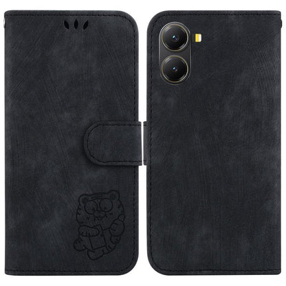 Little Tiger Embossed Leather Phone Case