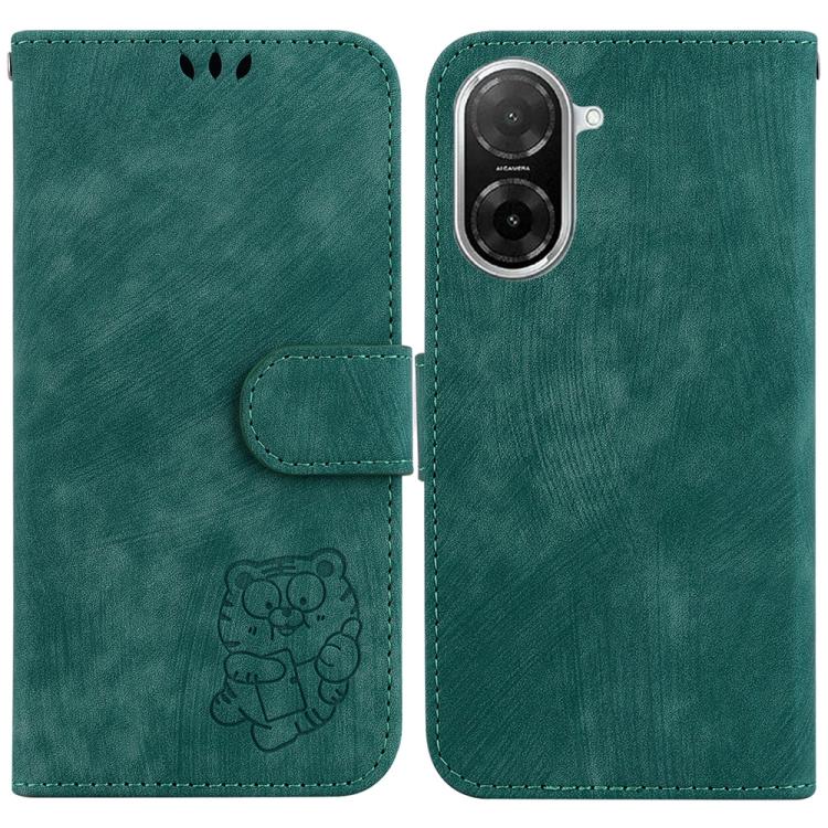 Little Tiger Embossed Leather Phone Case, For Redmi 15 5G Global / 15 4G SEA 169.5mm, For Redmi 15 5G / 4G EU 171mm, For Redmi A5 4G 173.3mm, For Redmi A5 4G 171.7mm