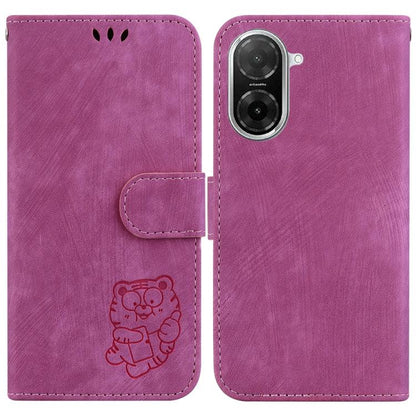 Little Tiger Embossed Leather Phone Case, For Redmi 15 5G Global / 15 4G SEA 169.5mm, For Redmi 15 5G / 4G EU 171mm, For Redmi A5 4G 173.3mm, For Redmi A5 4G 171.7mm