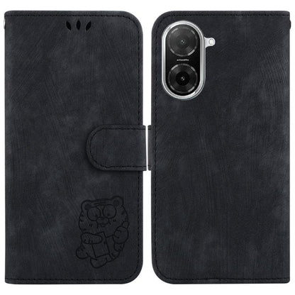 Little Tiger Embossed Leather Phone Case, For Redmi 15 5G Global / 15 4G SEA 169.5mm, For Redmi 15 5G / 4G EU 171mm, For Redmi A5 4G 173.3mm, For Redmi A5 4G 171.7mm