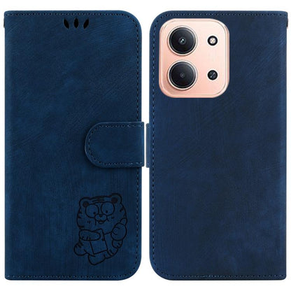 Little Tiger Embossed Leather Phone Case