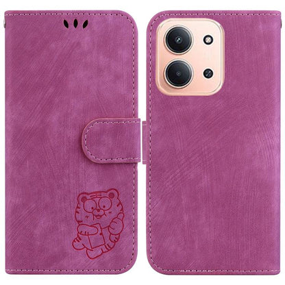Little Tiger Embossed Leather Phone Case
