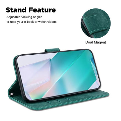 Little Tiger Embossed Leather Phone Case, For Redmi 15 5G Global / 15 4G SEA 169.5mm, For Redmi 15 5G / 4G EU 171mm, For Redmi A5 4G 173.3mm, For Redmi A5 4G 171.7mm