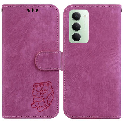Little Tiger Embossed Leather Phone Case, For Redmi 15 5G Global / 15 4G SEA 169.5mm, For Redmi 15 5G / 4G EU 171mm, For Redmi A5 4G 173.3mm, For Redmi A5 4G 171.7mm