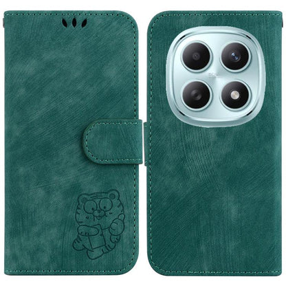Little Tiger Embossed Leather Phone Case, For Redmi Note 15 Pro+ 5G 163.3mm / Poco M8 Pro 5G, For Redmi Note 15 4G / 5G Global 164mm / Poco M8 5G, For Redmi Note 15 Pro 5G Global 163.6mm, For Redmi 15C 5G / 4G EU 173mm / Poco C85 5G