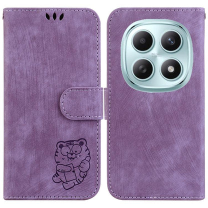 Little Tiger Embossed Leather Phone Case, For Redmi Note 15 Pro+ 5G 163.3mm / Poco M8 Pro 5G, For Redmi Note 15 4G / 5G Global 164mm / Poco M8 5G, For Redmi Note 15 Pro 5G Global 163.6mm, For Redmi 15C 5G / 4G EU 173mm / Poco C85 5G