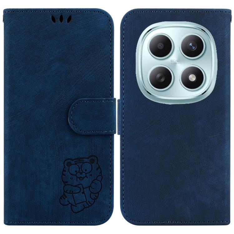 Little Tiger Embossed Leather Phone Case, For Redmi Note 15 Pro+ 5G 163.3mm / Poco M8 Pro 5G, For Redmi Note 15 4G / 5G Global 164mm / Poco M8 5G, For Redmi Note 15 Pro 5G Global 163.6mm, For Redmi 15C 5G / 4G EU 173mm / Poco C85 5G
