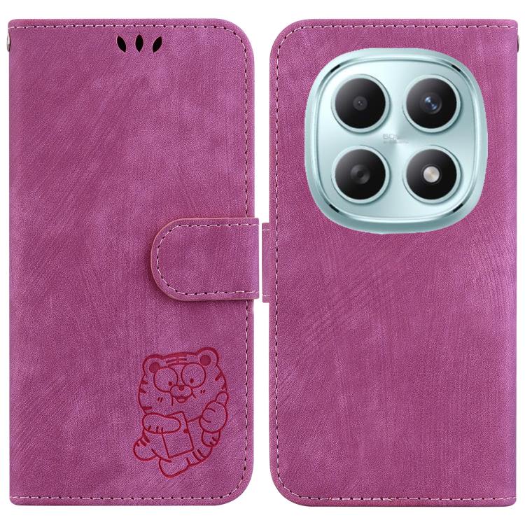 Little Tiger Embossed Leather Phone Case, For Redmi Note 15 Pro+ 5G 163.3mm / Poco M8 Pro 5G, For Redmi Note 15 4G / 5G Global 164mm / Poco M8 5G, For Redmi Note 15 Pro 5G Global 163.6mm, For Redmi 15C 5G / 4G EU 173mm / Poco C85 5G