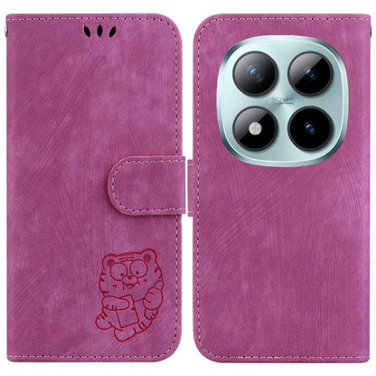 Little Tiger Embossed Leather Phone Case, For Redmi Note 15 Pro+ 5G 163.3mm / Poco M8 Pro 5G, For Redmi Note 15 4G / 5G Global 164mm / Poco M8 5G, For Redmi Note 15 Pro 5G Global 163.6mm, For Redmi 15C 5G / 4G EU 173mm / Poco C85 5G