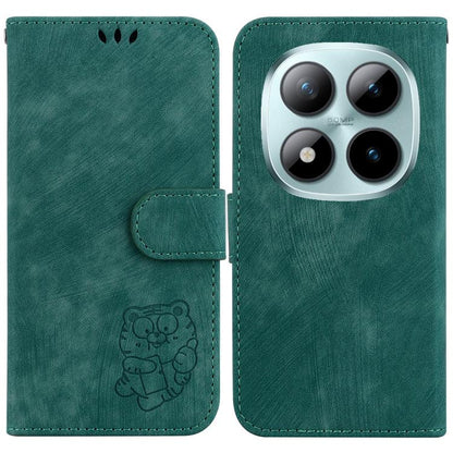 Little Tiger Embossed Leather Phone Case, For Redmi Note 15 Pro+ 5G 163.3mm / Poco M8 Pro 5G, For Redmi Note 15 4G / 5G Global 164mm / Poco M8 5G, For Redmi Note 15 Pro 5G Global 163.6mm, For Redmi 15C 5G / 4G EU 173mm / Poco C85 5G